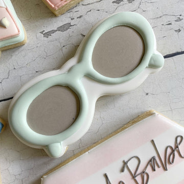 Vintage Sunglasses Cookie Cutter STL File for 3D Printing