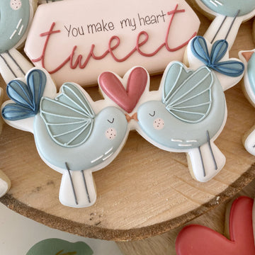 Lovebirds Cookie Cutter STL File for 3D Printing