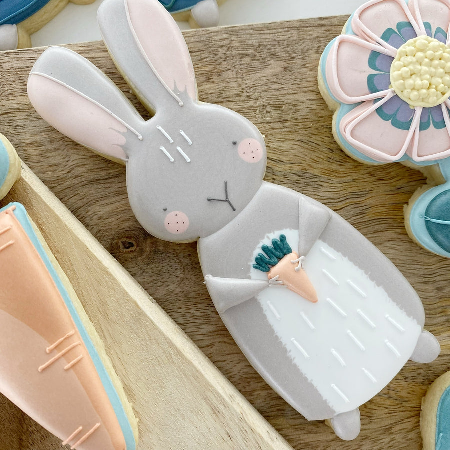 Cute Full Bunny Cookie Cutter STL File for 3D Printing