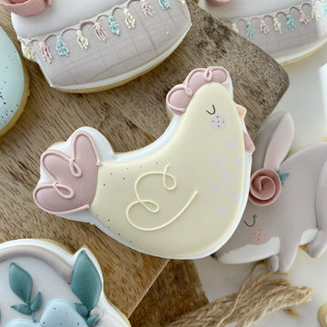 Cute Chicken Cookie Cutter STL File for 3D Printing