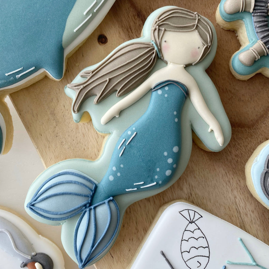 Mermaid 101 Cookie Cutter – Fun Baking Tool For Themed Treats (Made In USA)