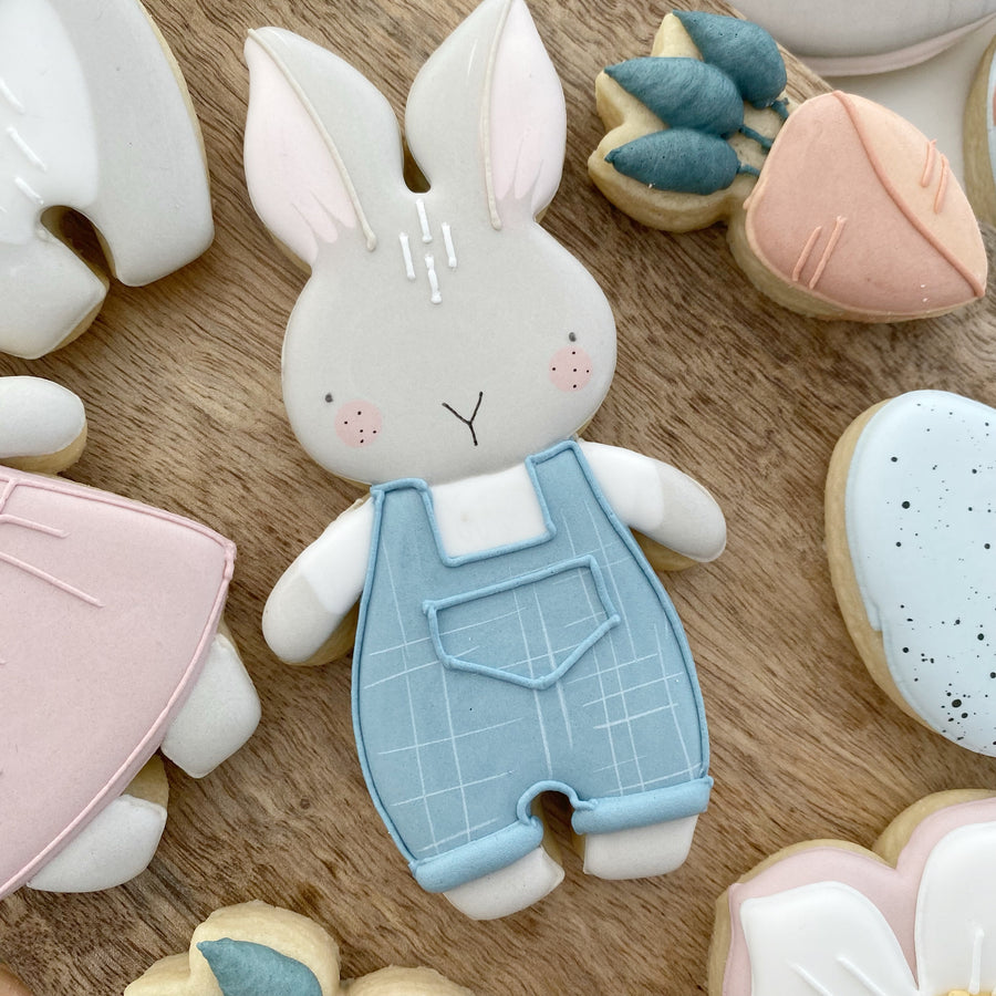 Boy Bunny Cookie Cutter STL File for 3D Printing